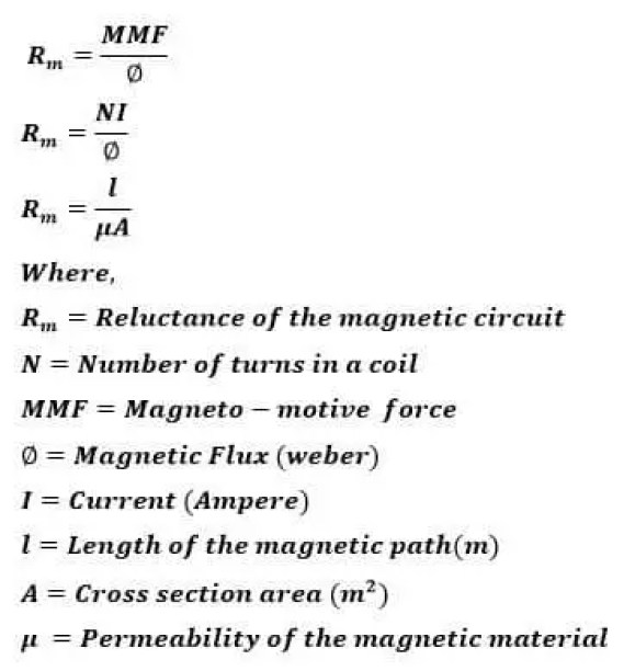 ¿Qué es la reluctancia magnética? Definición