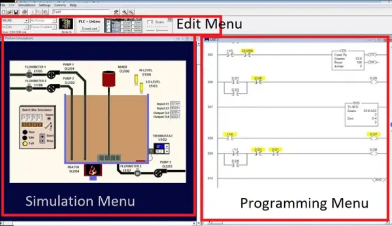 Introducción a la programación de PLC mediante el software del simulador LogixPro