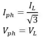 Fórmula de cálculo de corriente de carga completa CA CC