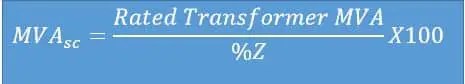 Porcentaje de impedancia del transformador y su cálculo