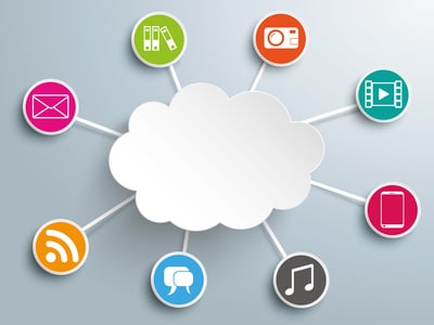 Almacenamiento en la nube en línea: el almacenamiento práctico de todos los datos