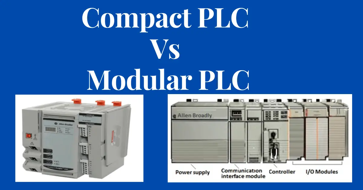 Diferencia entre PLC compacto y PLC modular