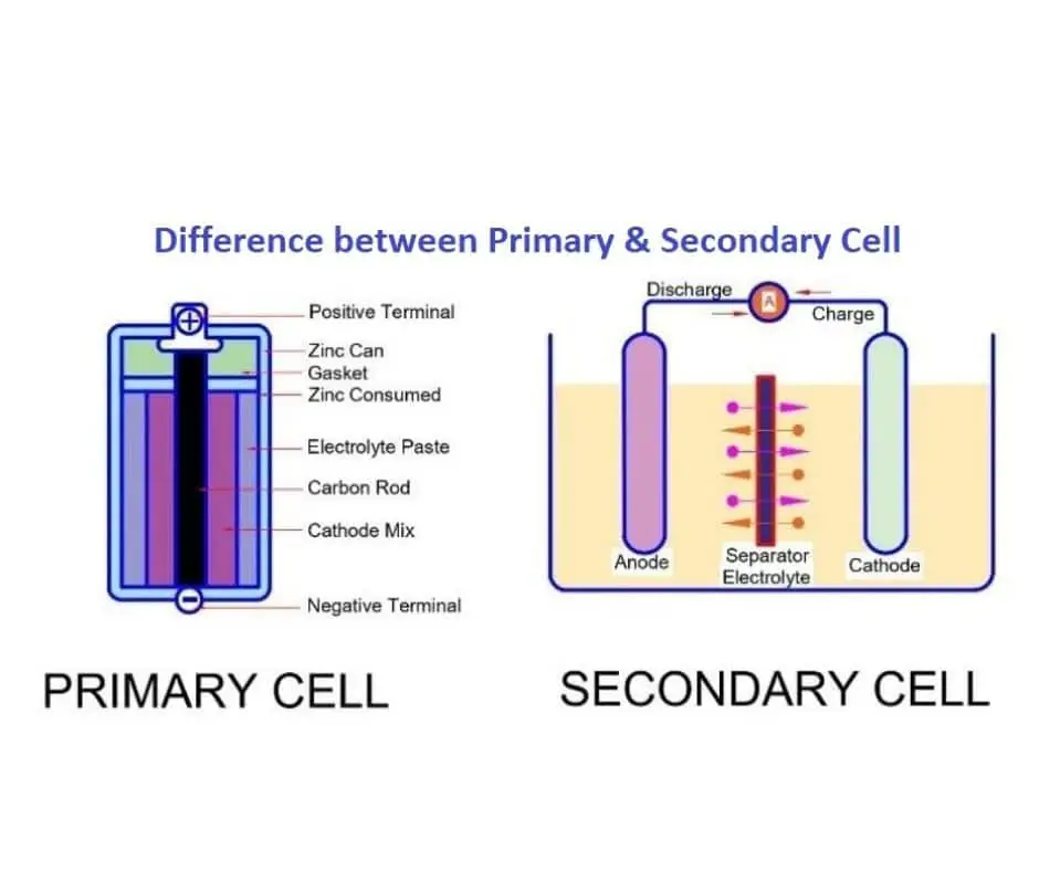 Diferencia entre celda primaria y celda secundaria