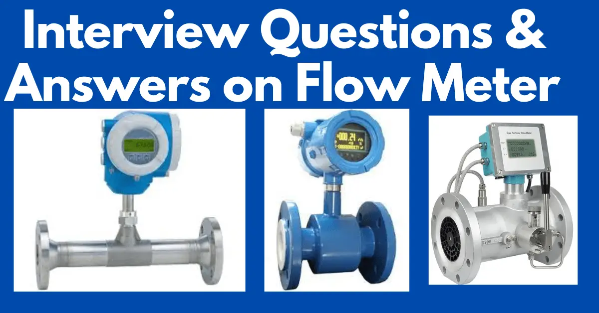 Preguntas y respuestas de la entrevista del medidor de flujo, parte 1