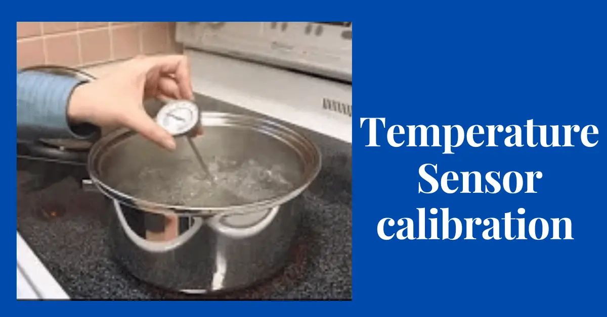 Procedimiento de calibración del sensor de temperatura