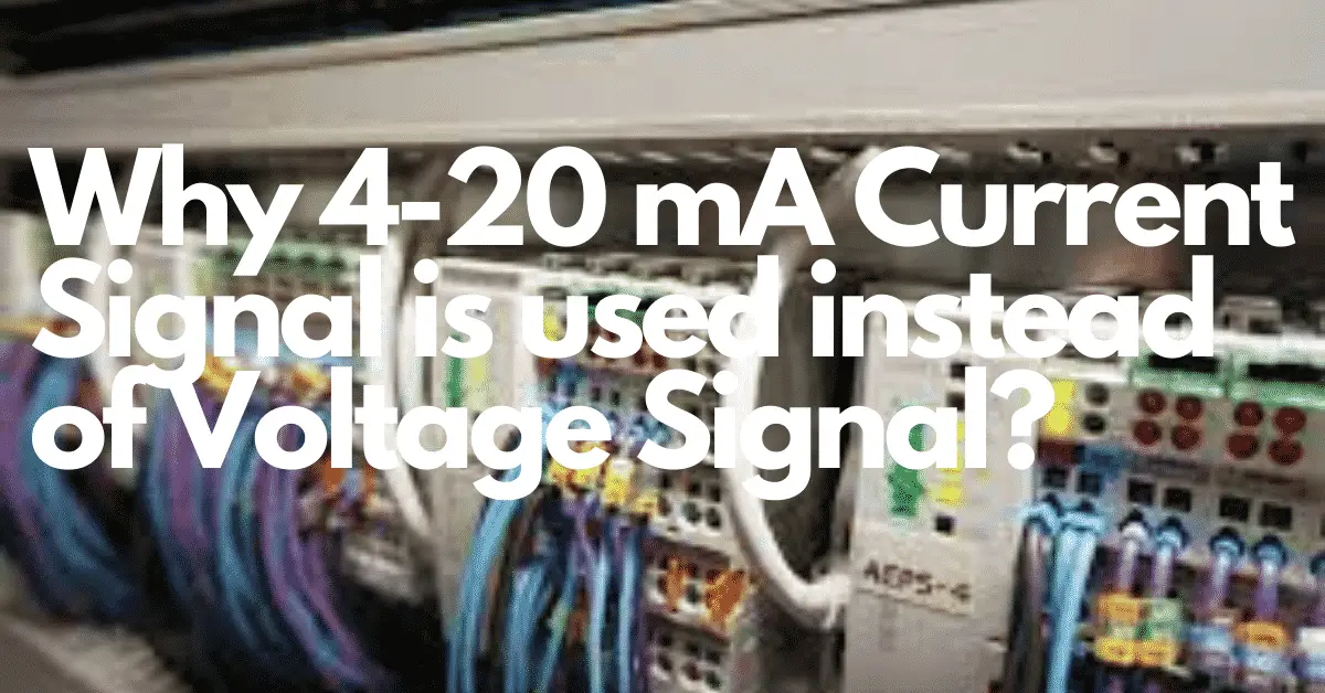 ¿Por qué se usa una señal de corriente de 4-20 mA en lugar de una señal de voltaje?