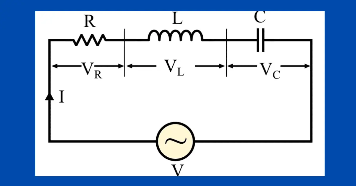 ¿Qué es el circuito de la serie RLC? Diagrama fasorial y ángulo de fase