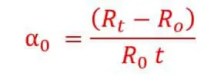 Coeficiente de temperatura de resistencia: fórmula y problemas resueltos