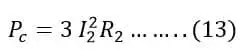 Ecuación de par del motor de inducción trifásico