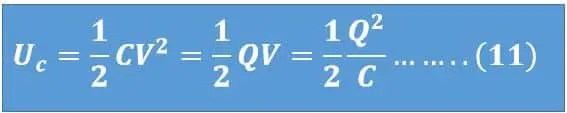 Energía almacenada en un condensador-Fórmula y ejemplos