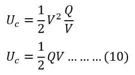 Energía almacenada en un condensador-Fórmula y ejemplos