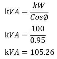 ¿Cuál es la diferencia entre kW y kVA?