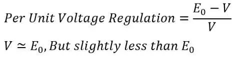 Regulación de voltaje de alternador o generador síncrono