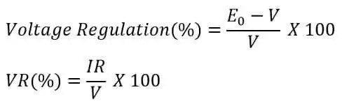 Regulación de voltaje de alternador o generador síncrono