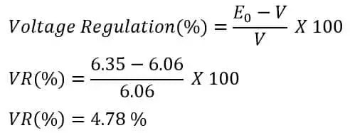 Regulación de voltaje de alternador o generador síncrono