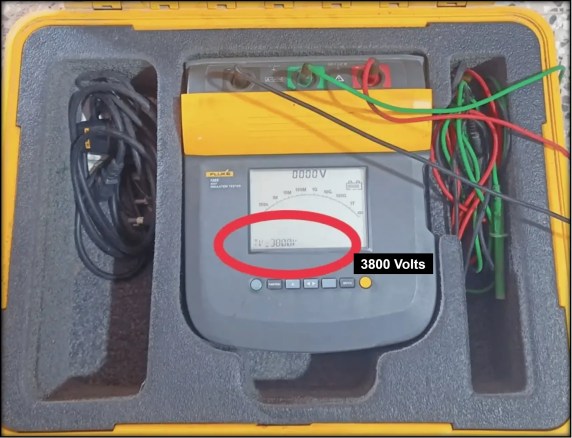¿Cómo probar el cable con un megóhmetro?