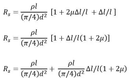 Derivación del factor de galgas extensométricas