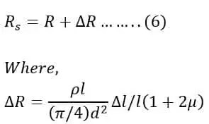 Derivación del factor de galgas extensométricas