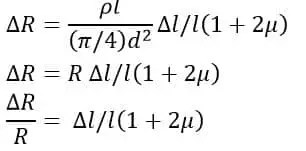 Derivación del factor de galgas extensométricas