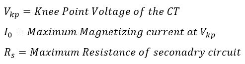 Clase de precisión del transformador de corriente