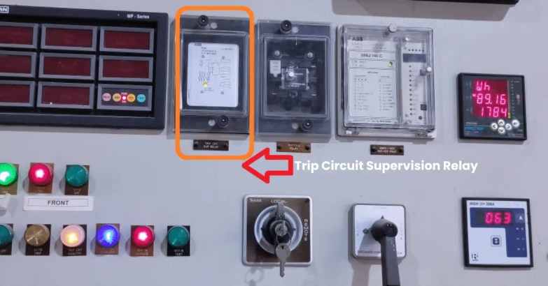 Operación y función de funcionamiento del relé TCS de supervisión del circuito de disparo