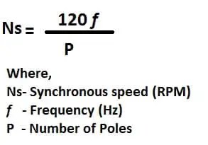 Velocidad de deslizamiento en un motor de inducción