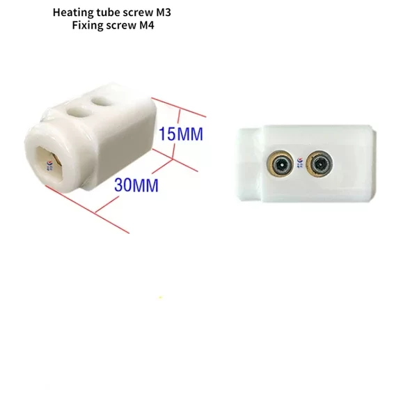 Bloque de terminales de cableado de cerámica M3 de resistencia da alta temperatura...