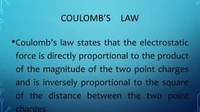 LEY DE COULOMBS |