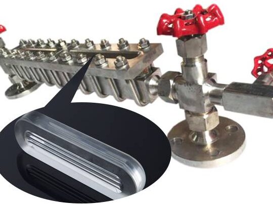 Indicador de nivel reflejo: proporciona una imagen clara del nivel de líquido