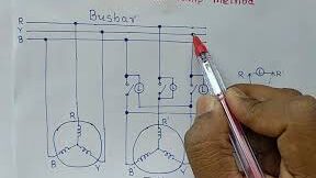 Método de dos lámparas brillantes y una oscura para sincronizar el alternador