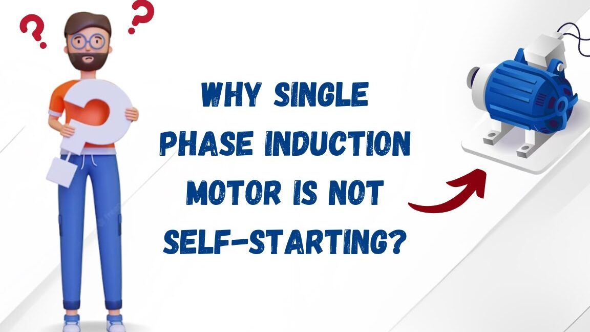 ¿Por qué el motor de inducción monofásico no arranca automáticamente?