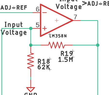 Diagrama del circuito de protección contra sobretensión de red de 230 V CA