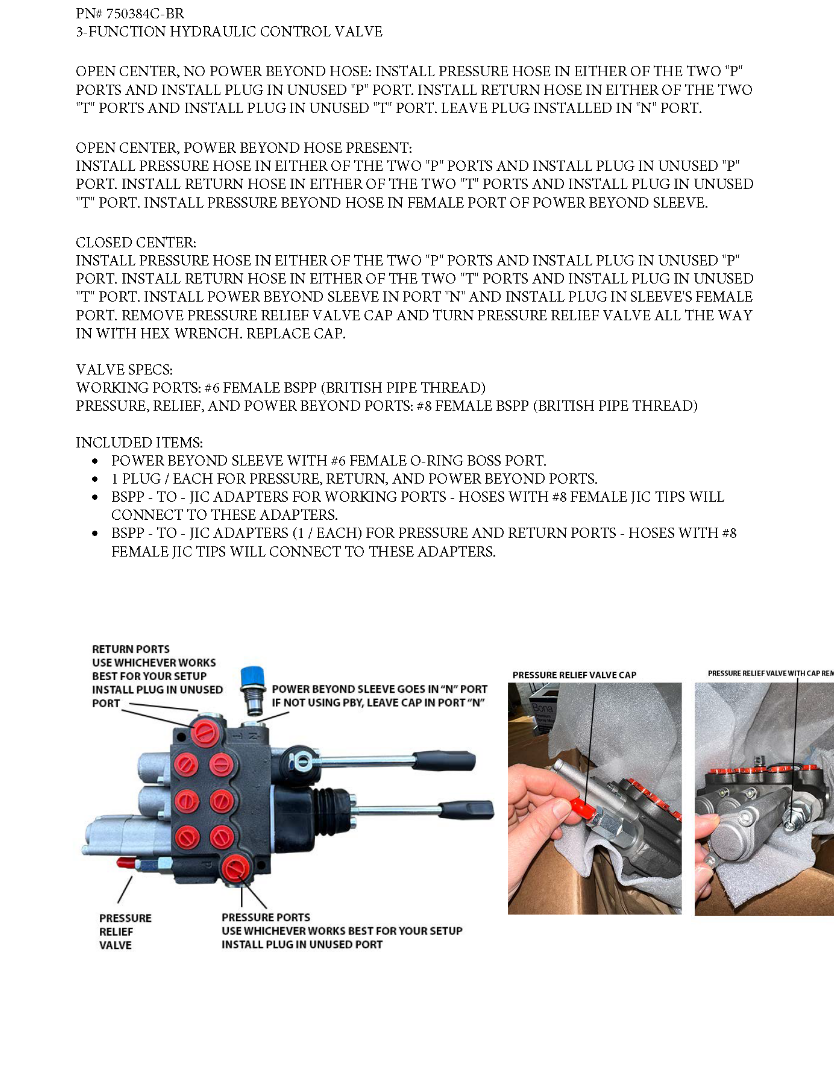 ¿Qué es la válvula de carrete? Tipos, configuración y aplicaciones Short Line Parts Válvula de 3 carretes para tractores de 10 a 80 HP con...
