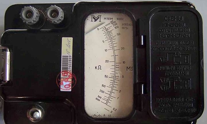 Megaóhmetro - Wikipedia