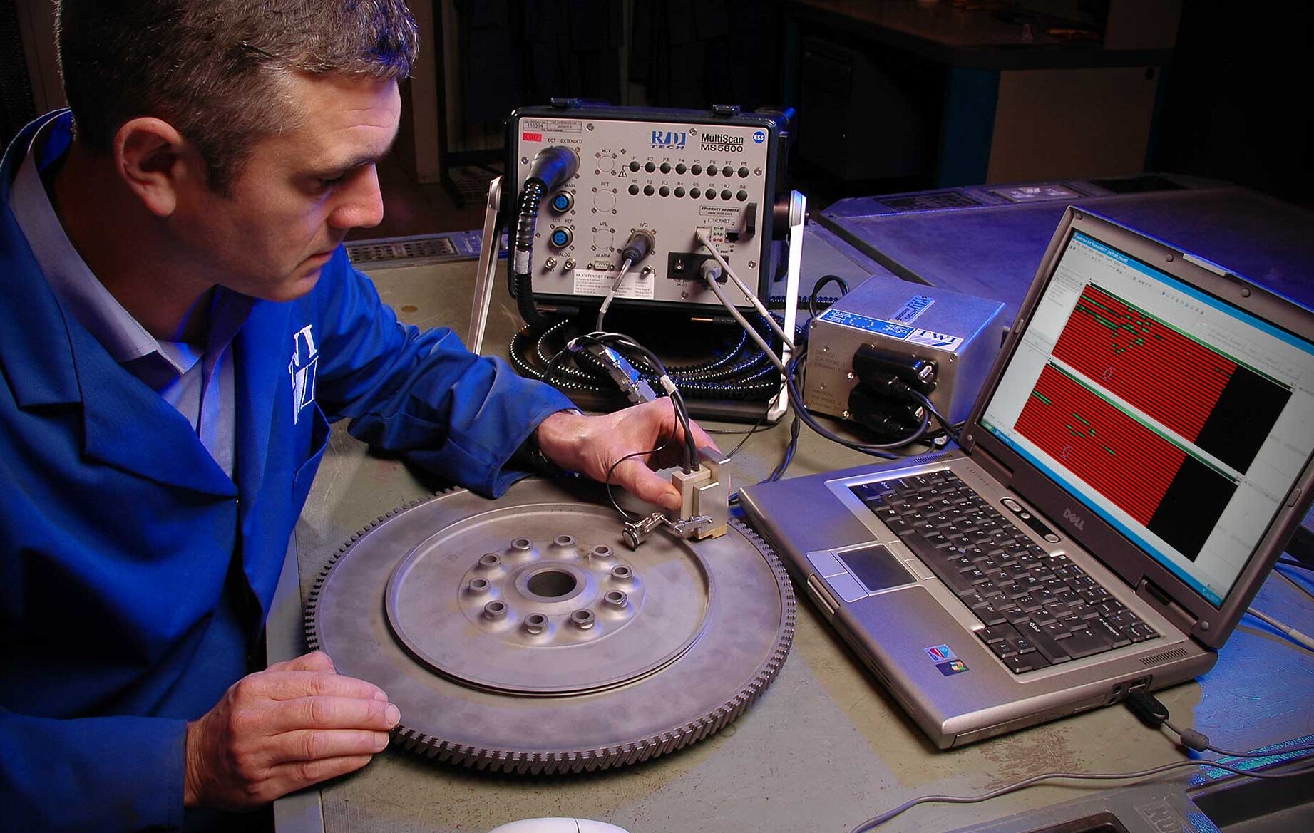 Prueba de corrientes de Foucault (incluye matriz de corrientes de Foucault) - TWI